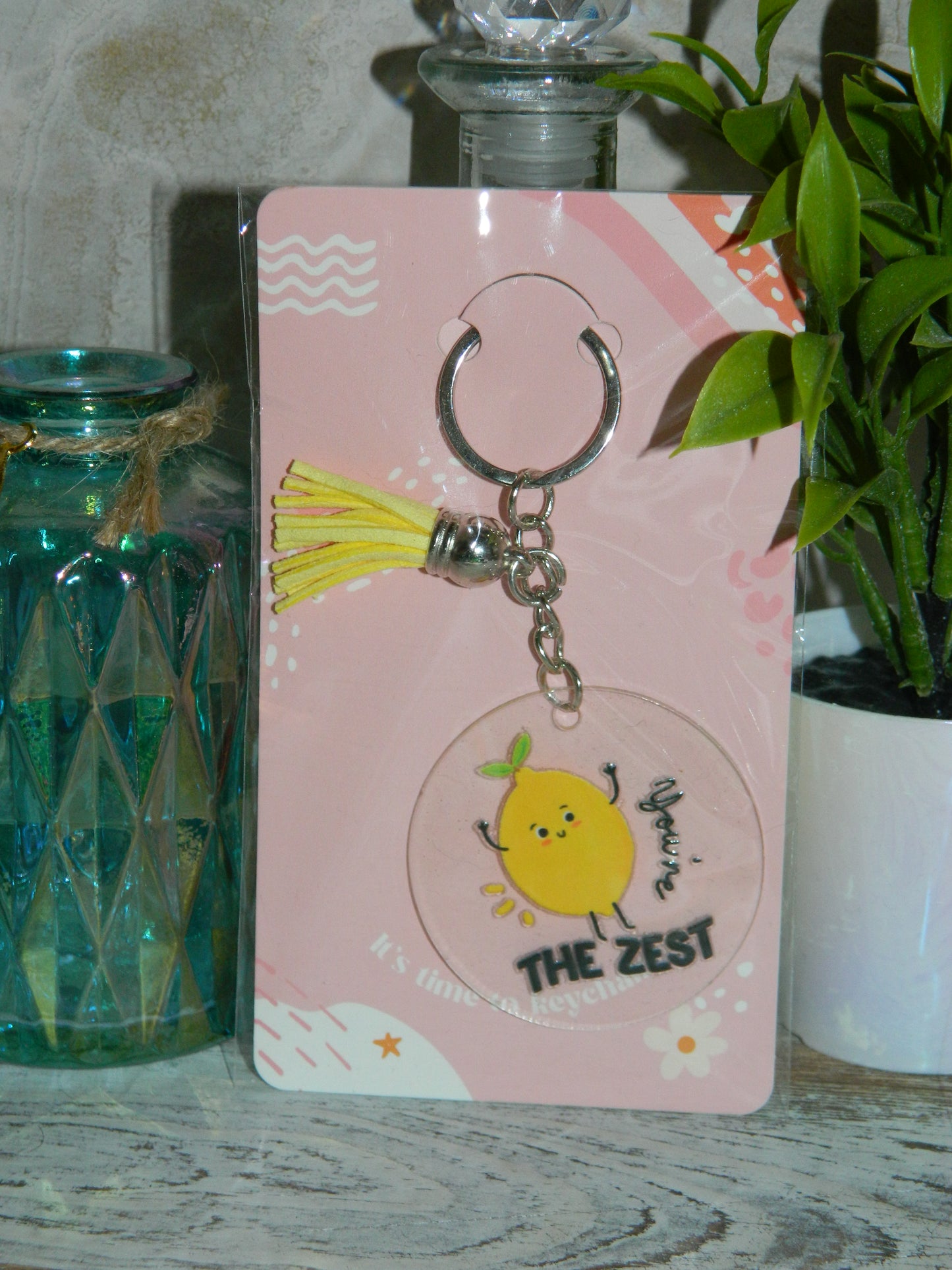 The Zest Lemon Keychain! 🍋🌟