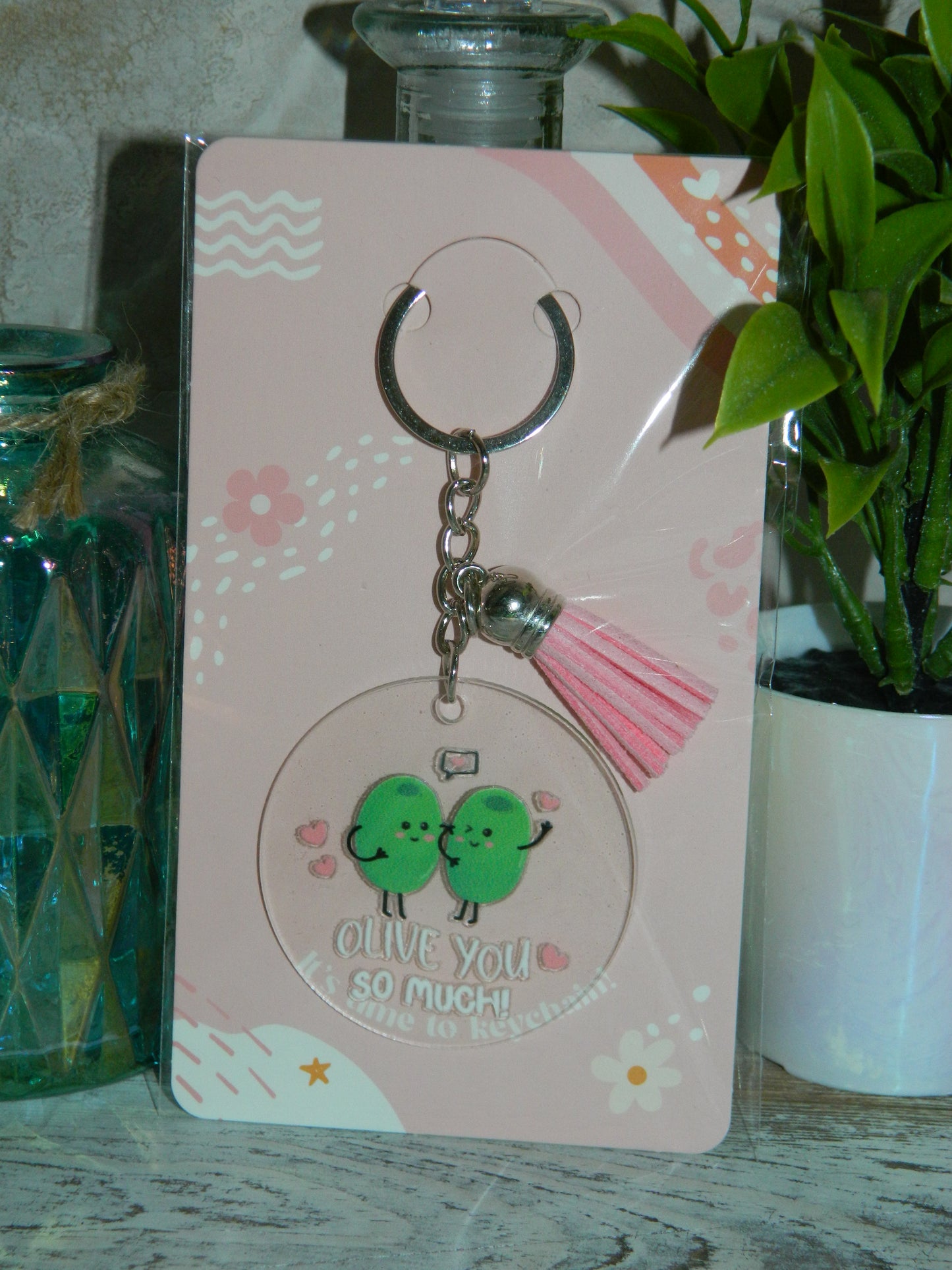 Olive You So Much Keychain 💖💖