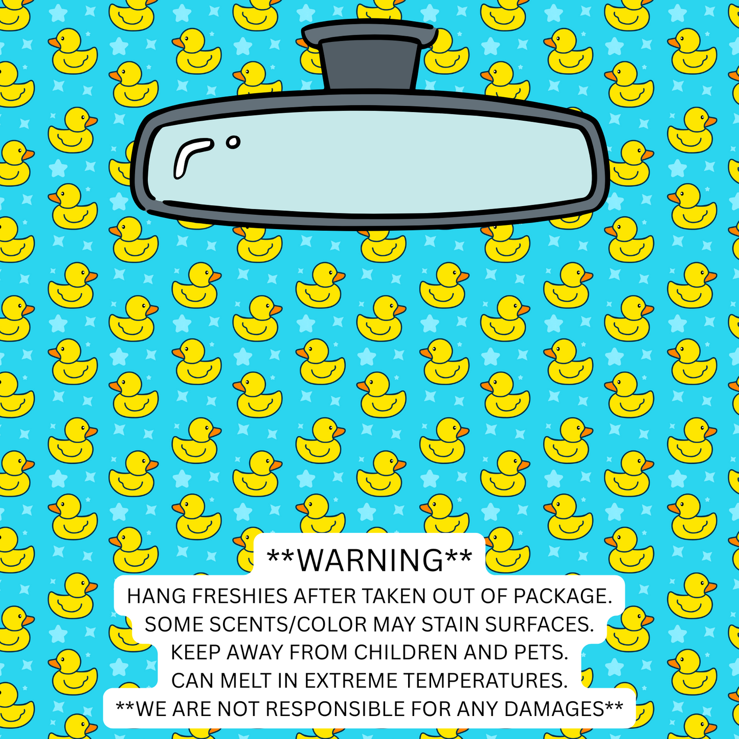 Teal Rubber Duckies