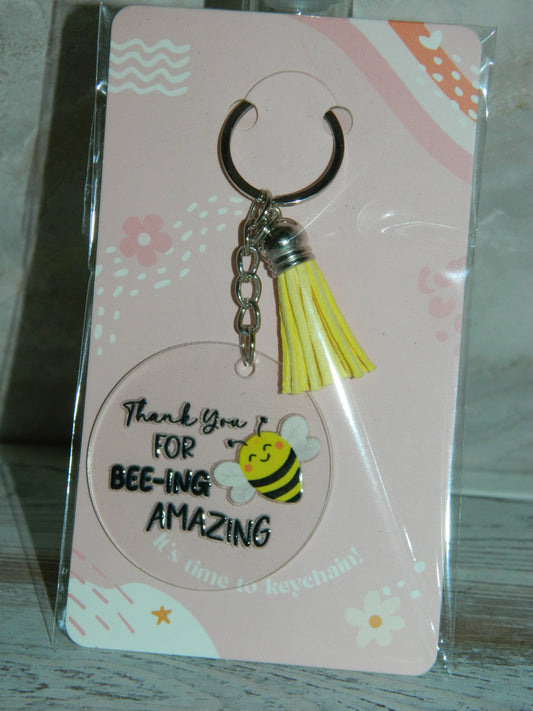 Bee-ing Amazing Keychain 🐝💛