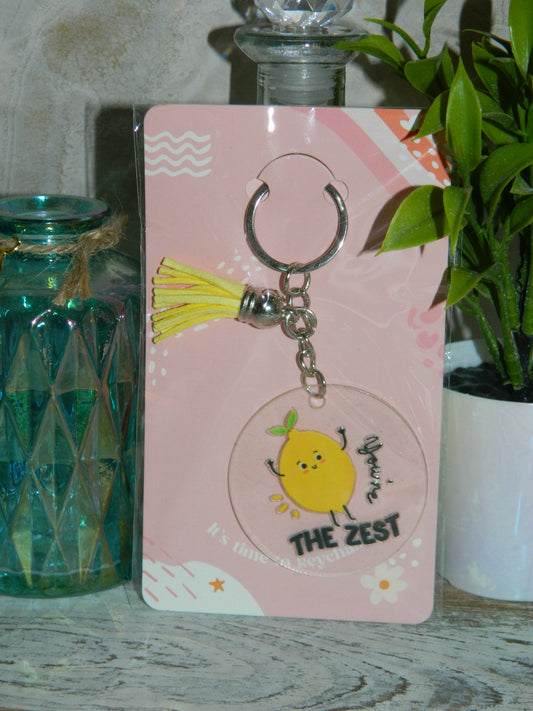 The Zest Lemon Keychain! 🍋🌟
