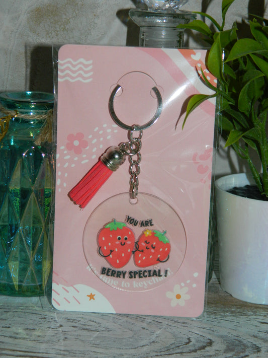🍓 You Are BERRY Special! Keychain
