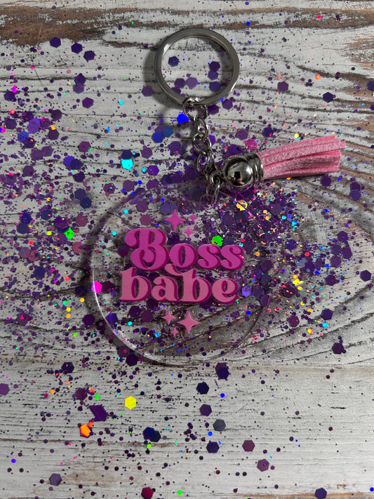 💼 Boss Babe Keychain