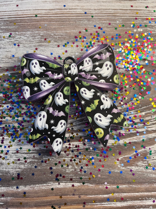 👻 Halloween Ghost Bow Freshie – Blueberry Cheesecake Scent 🎃
