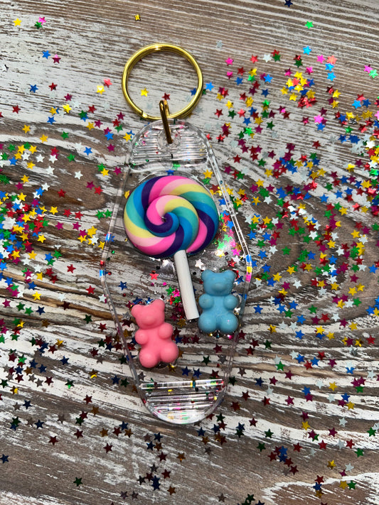 🍭✨ Rainbow Candy Keychain – Sweeten Your Style! ✨🧸